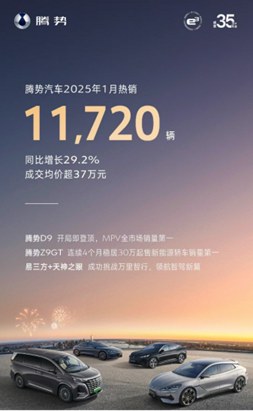 中国销冠 比亚迪2025年1 月销售超 30 万台(1)1076.jpg