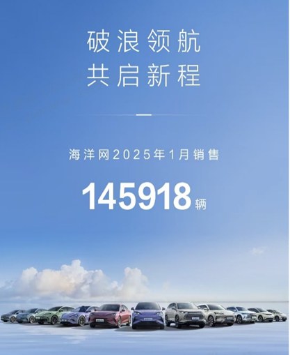 中国销冠 比亚迪2025年1 月销售超 30 万台(1)769.jpg