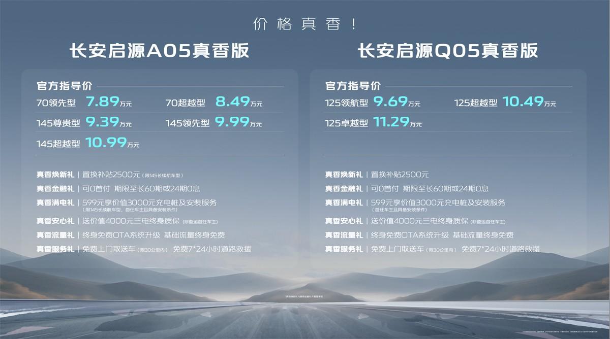 “9万级唯一双生电混长续航”车型——长安启源A05/Q05真香版跃迁而来!